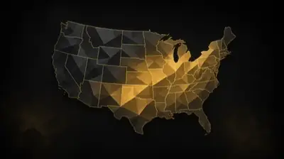 Map of the United States marking sweepstakes availability by state